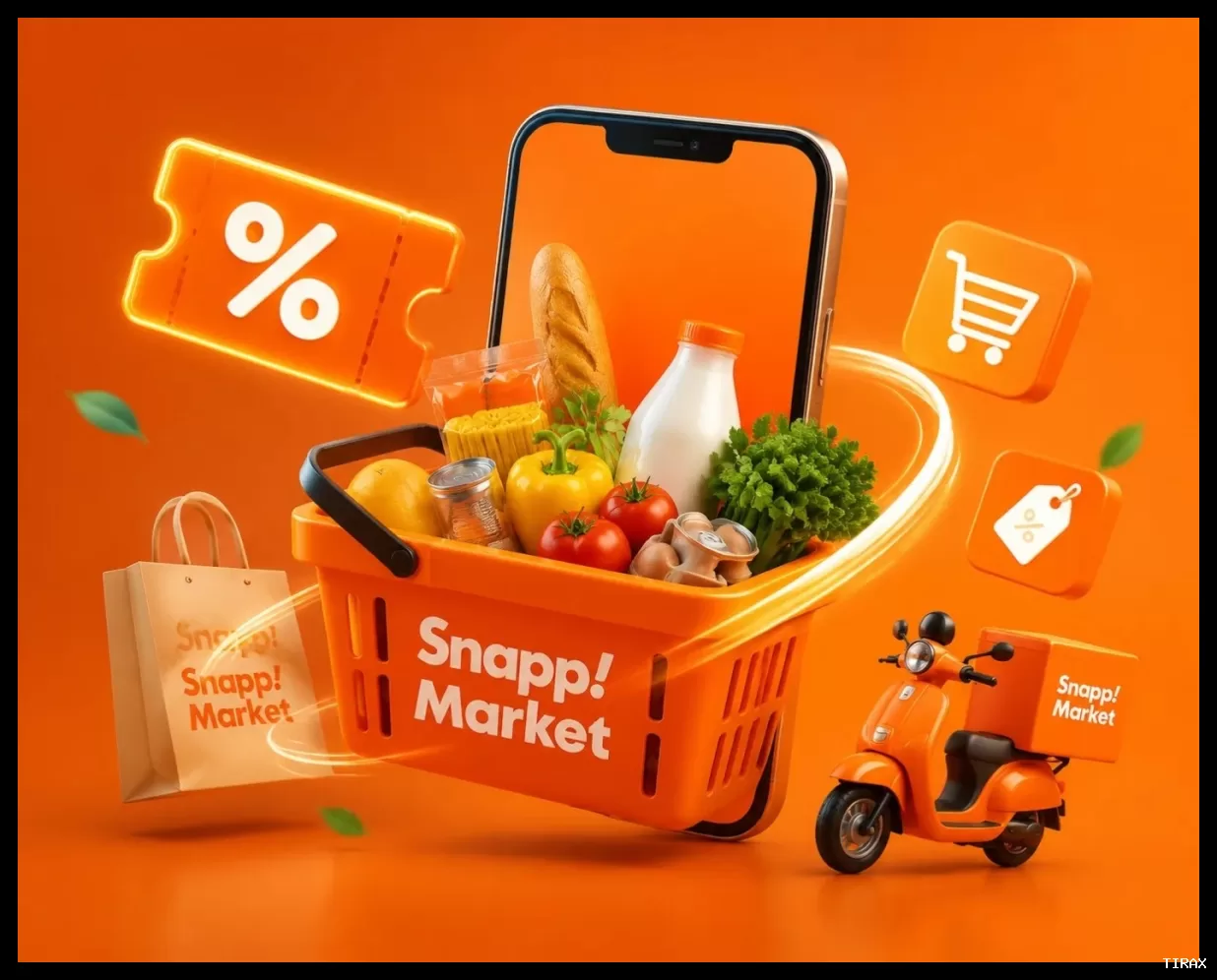 خرید آنلاین سوپرمارکت با کد تخفیف اسنپ مارکت